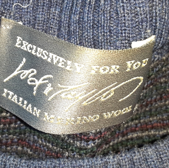 Men’s Lord & Taylor Merino Wool Sweater. Made in Italy SZ:xl Excellent Condition - Picture 3 of 4